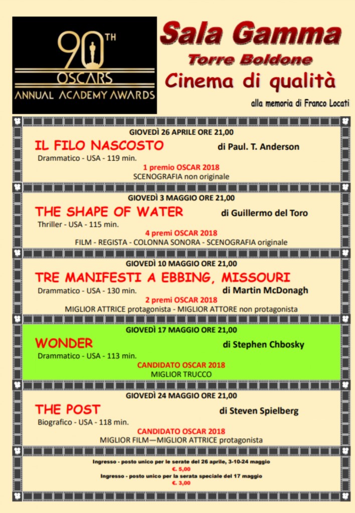 Cinema-Locandina rassegna aprile 2018